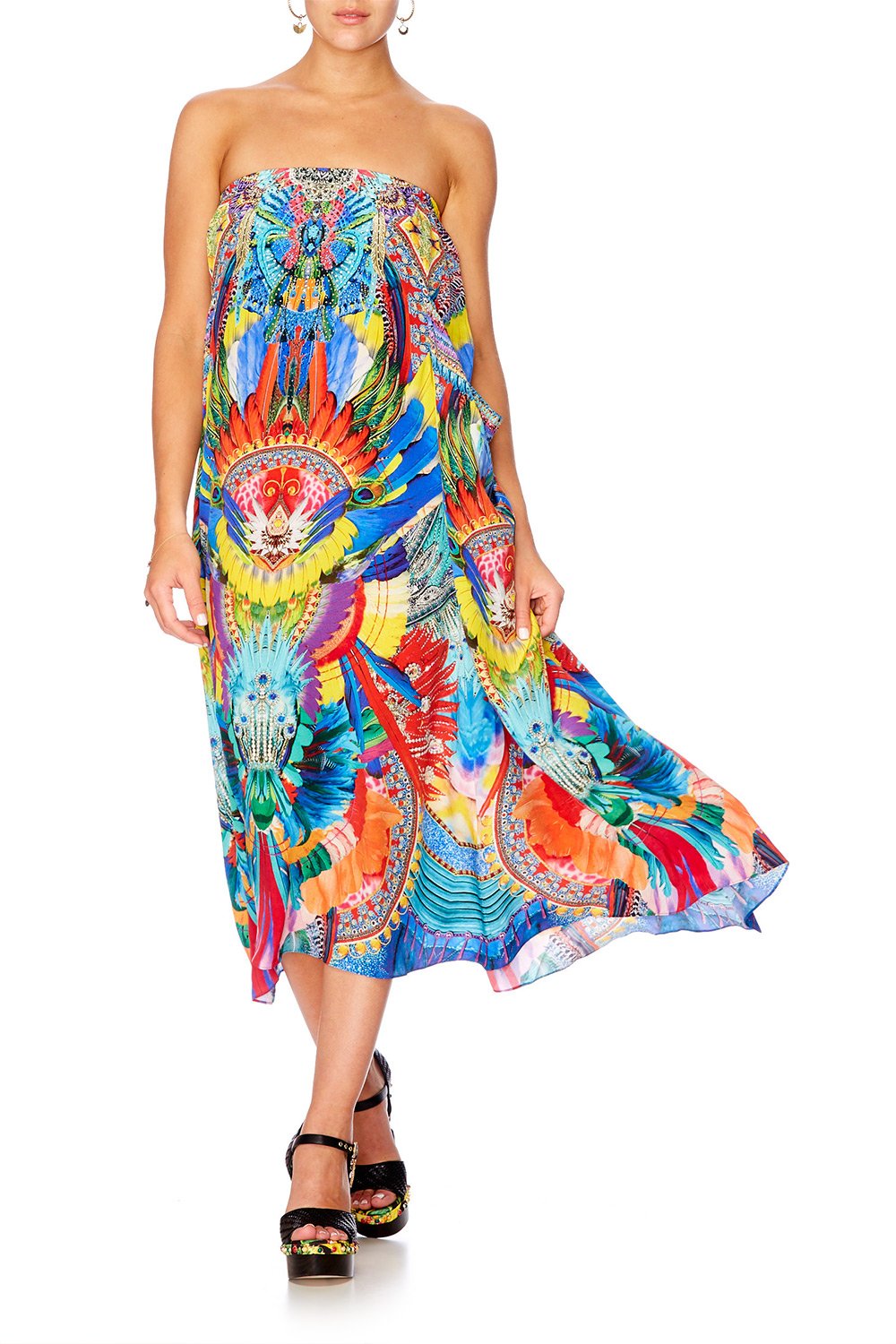 SHOW GIRL POCKET SKIRT DRESS