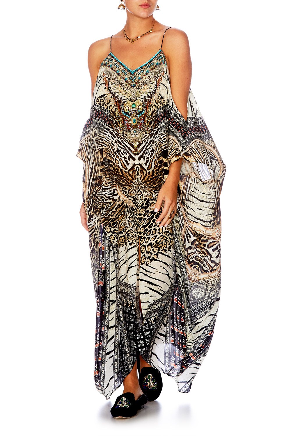 THE BODYGUARD SHOESTRING STRAP KAFTAN