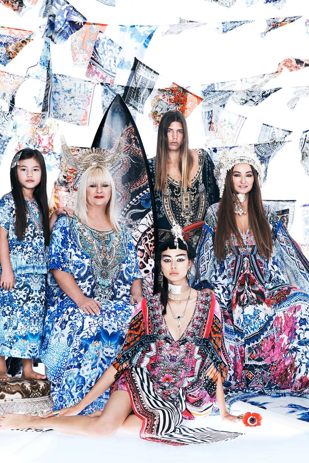 FOR THE LOVE OF LHASA ROUND NECK KAFTAN