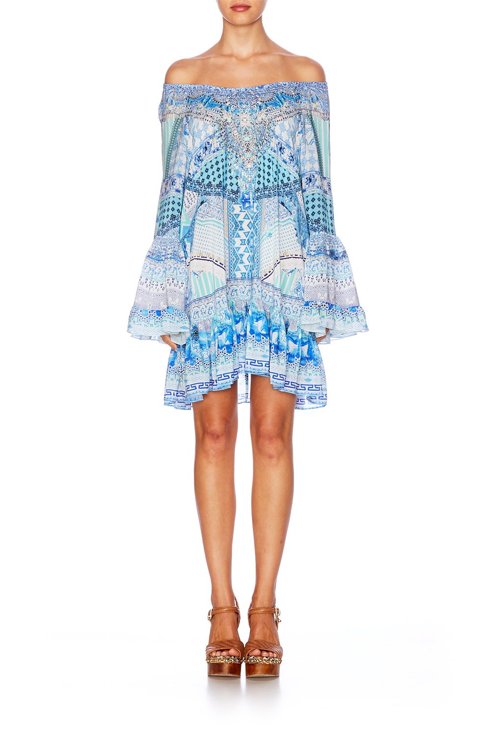 CAMILLA DAY DREAMER A LINE FRILL DRESS