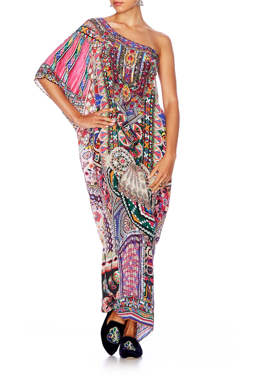 KALBELIA QUEEN ROUND NECK KAFTAN