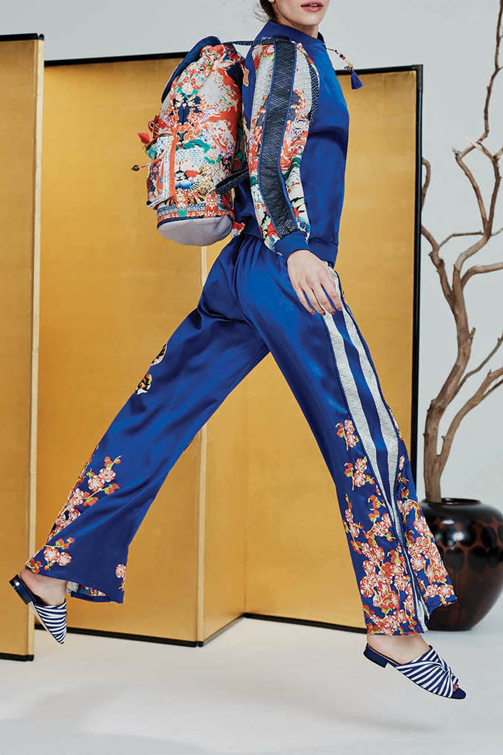 CAMILLA TOKYO TRIBE OBI TIE SLIPPER