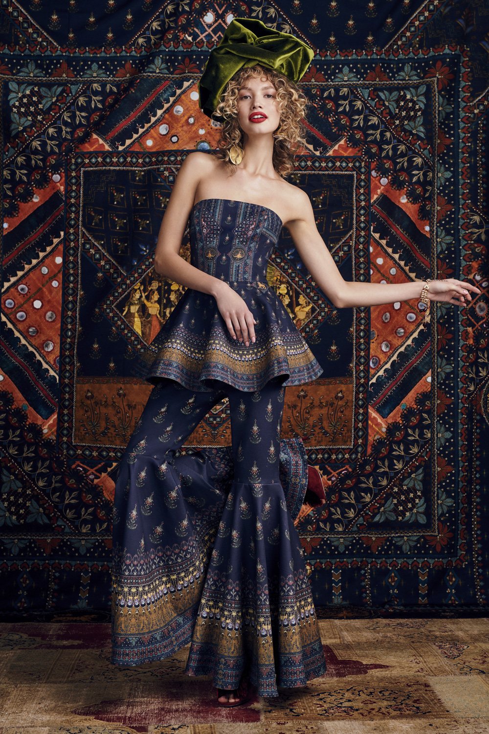 BLISS OF BOHEMIA FLARED TROUSER W SIDE POCKET