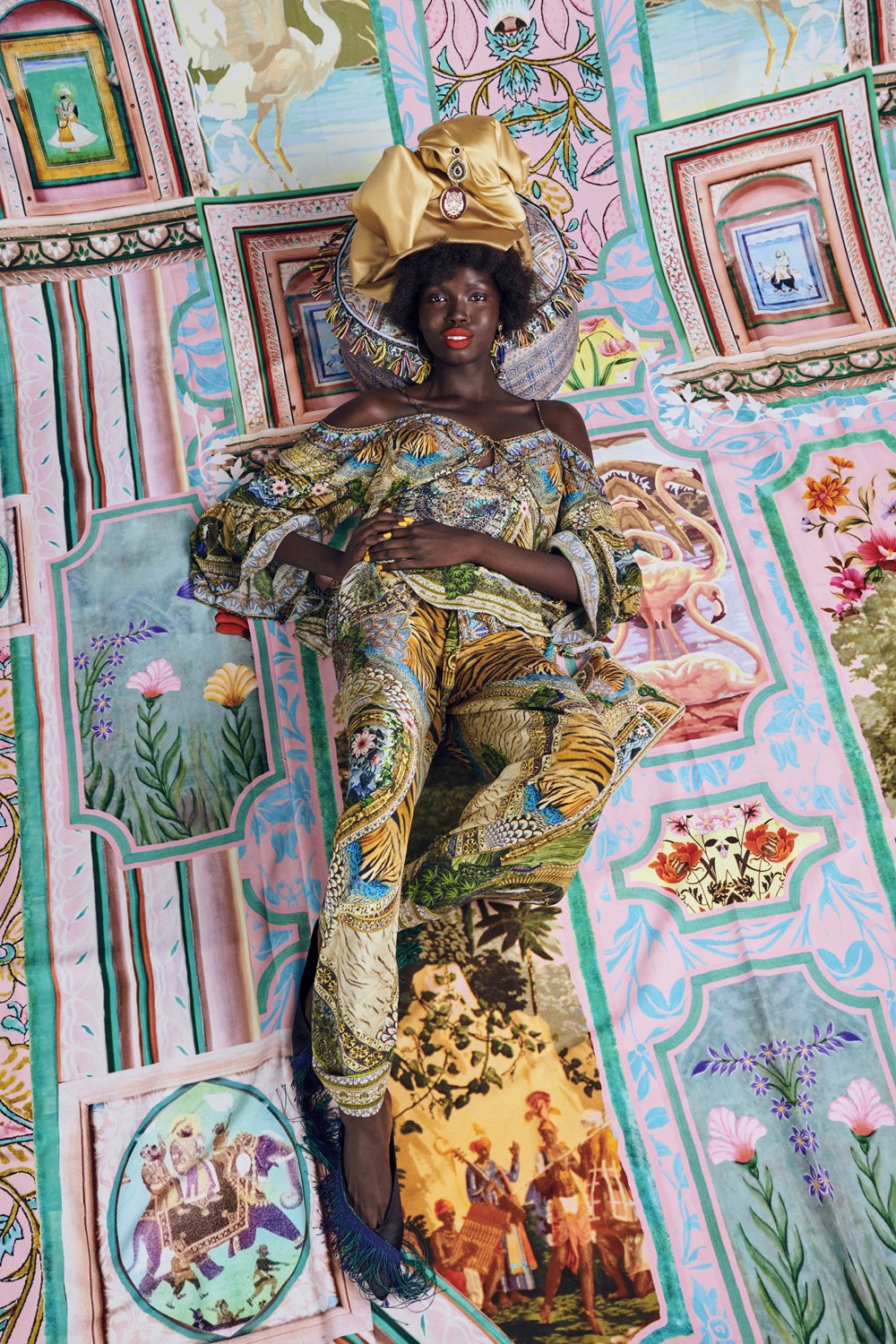 A WOMANS WISDOM LOUNGE TROUSER W TIE WAIST