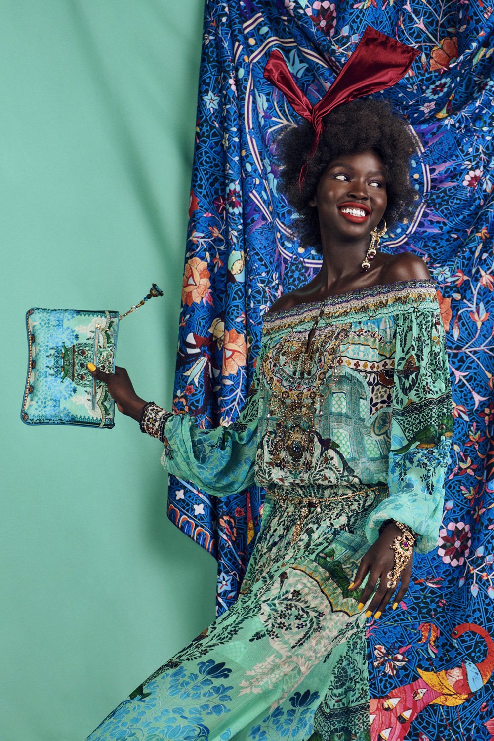 THE SPIRIT WITHIN SMALL CANVAS CLUTCH