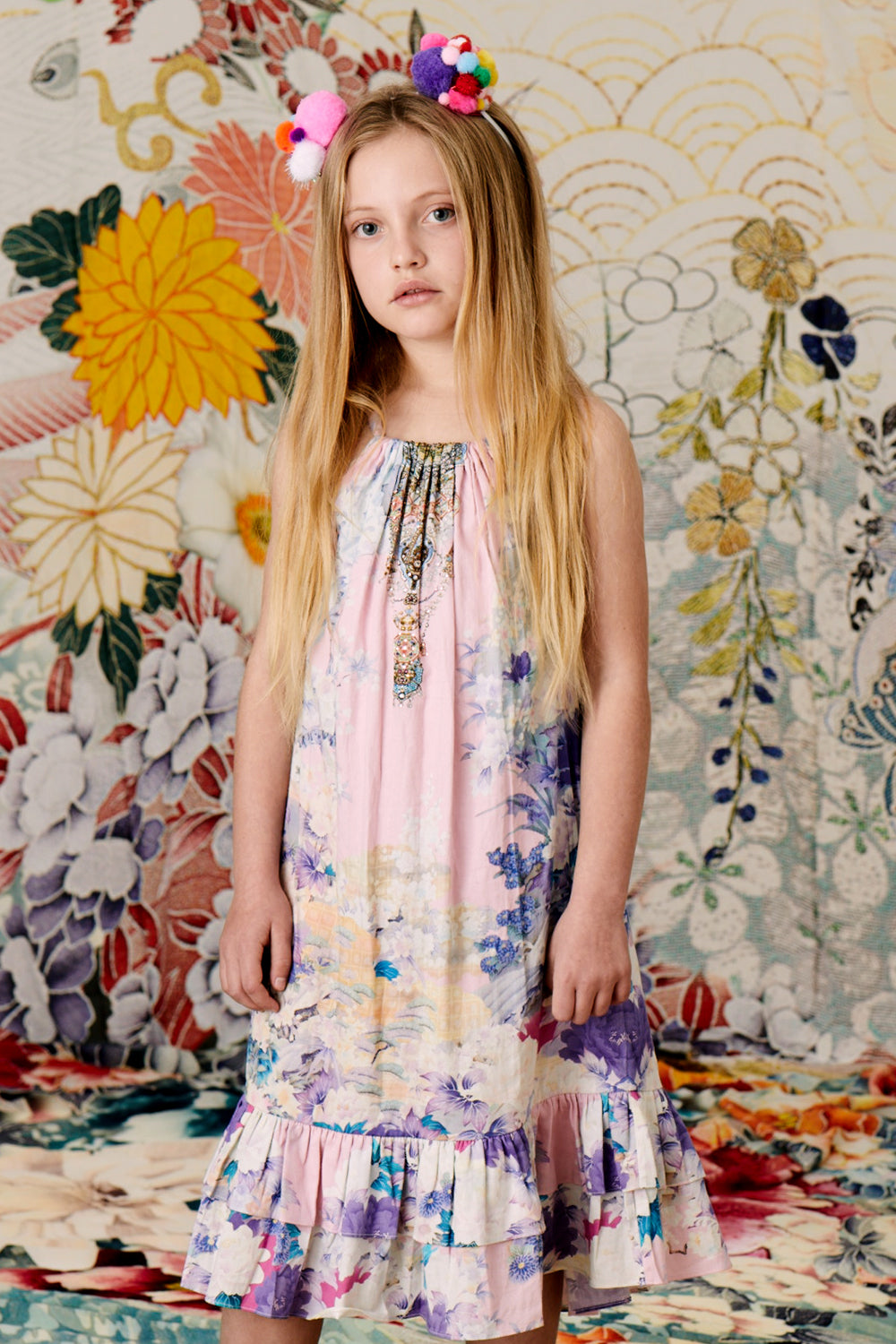 CAMILLA HARAJUKU HEIRESS KIDS FRILL HEM DRESS