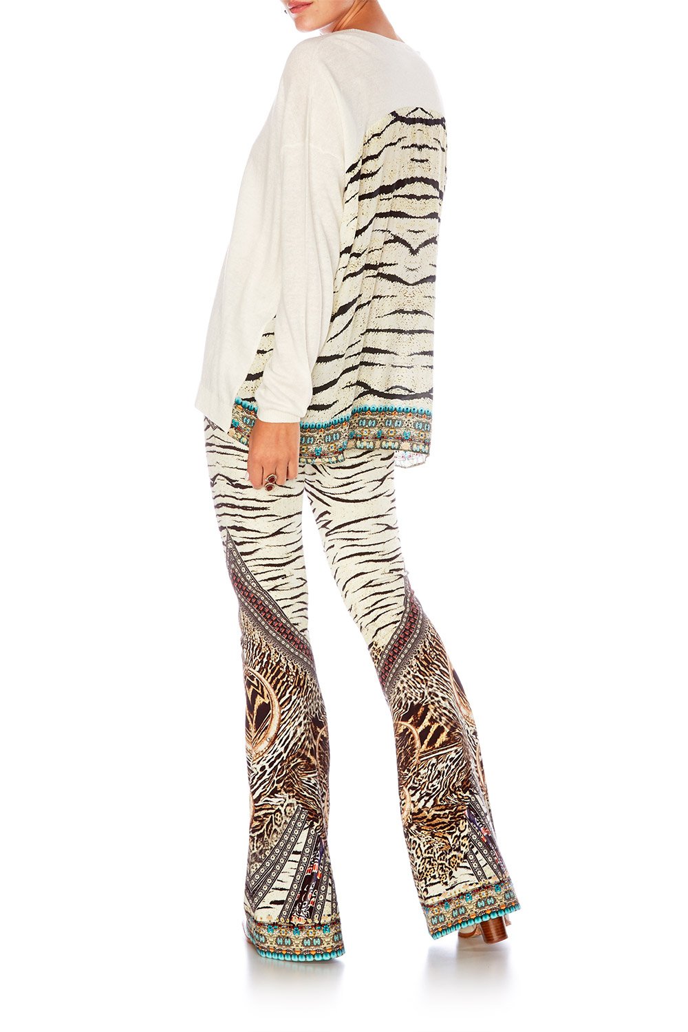 THE BODYGUARD JUMPER W CONTRAST BACK