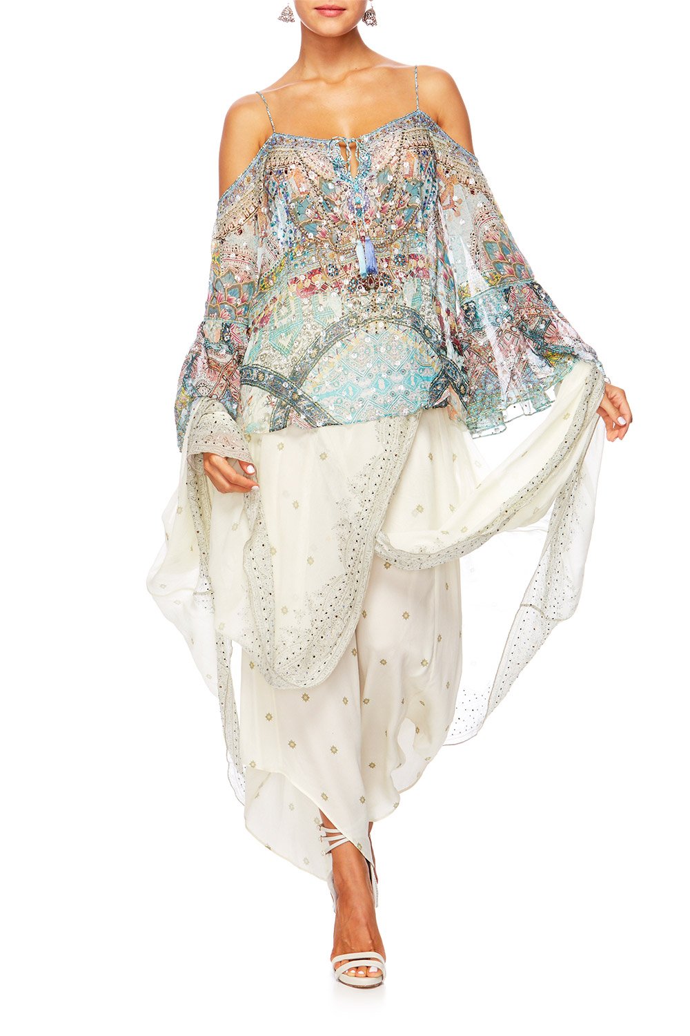 SISTERS OF THE MARIGOLD DROP SHOULDER TOP