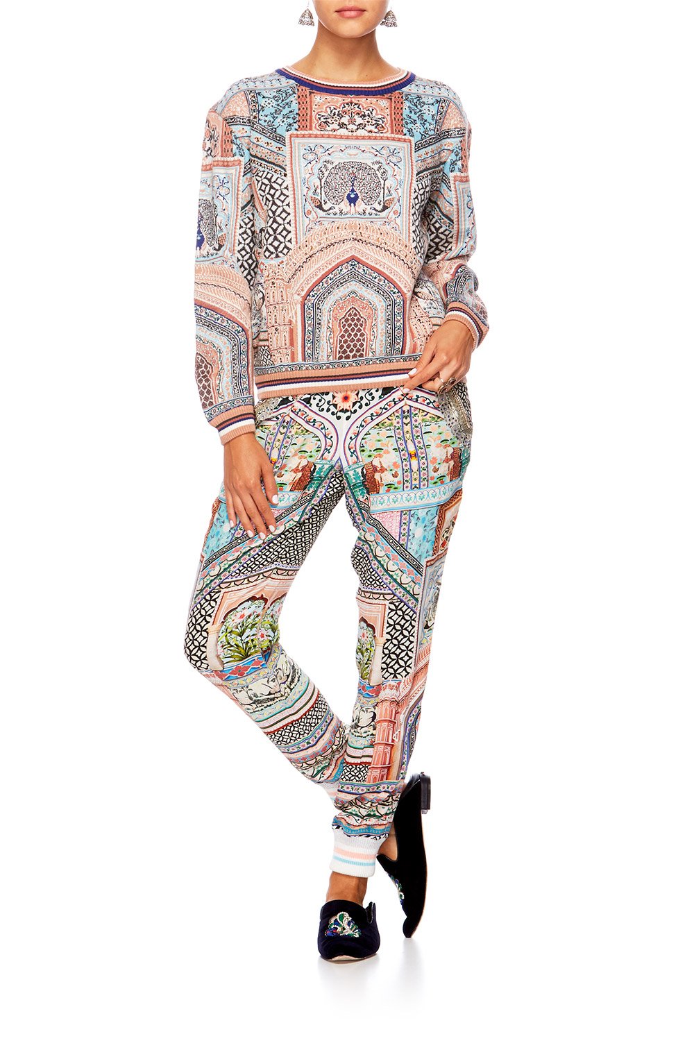 CAMILLA LADY LAKE DRAWSTING PANT W RIBBING