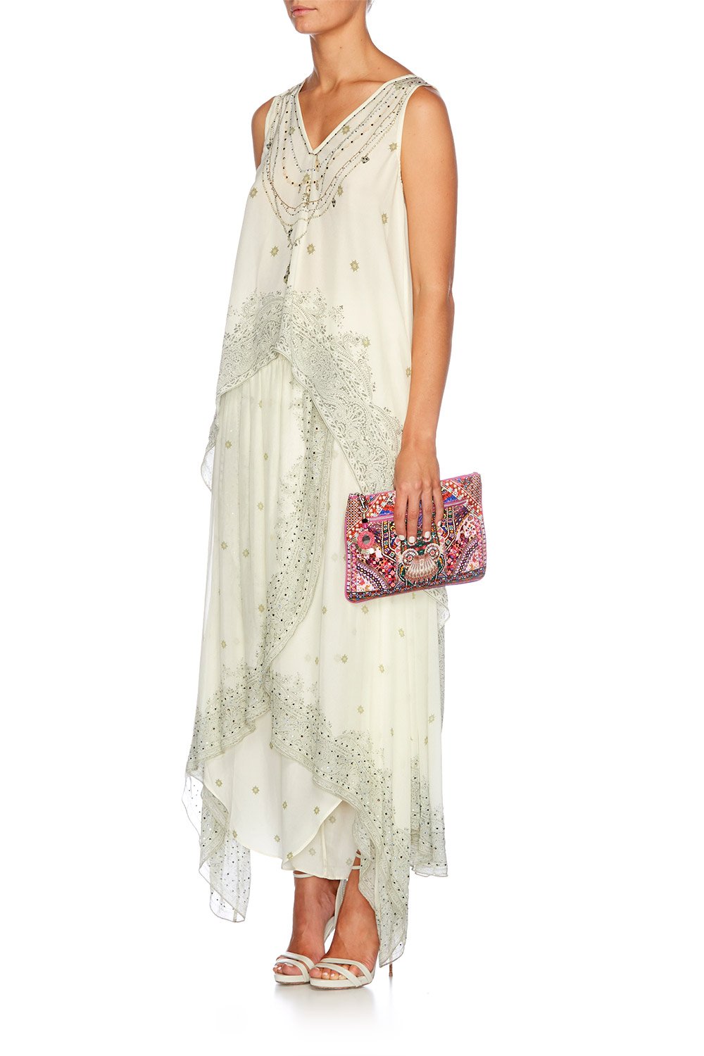 KALBELIA QUEEN SMALL CANVAS CLUTCH