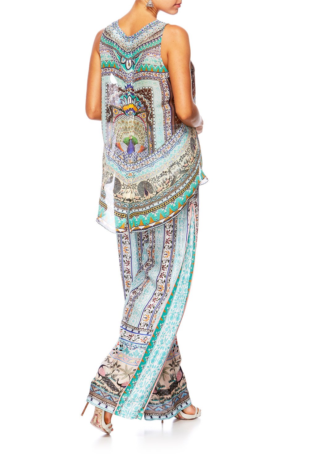 THE KING AND I BUTTON BACK TOP