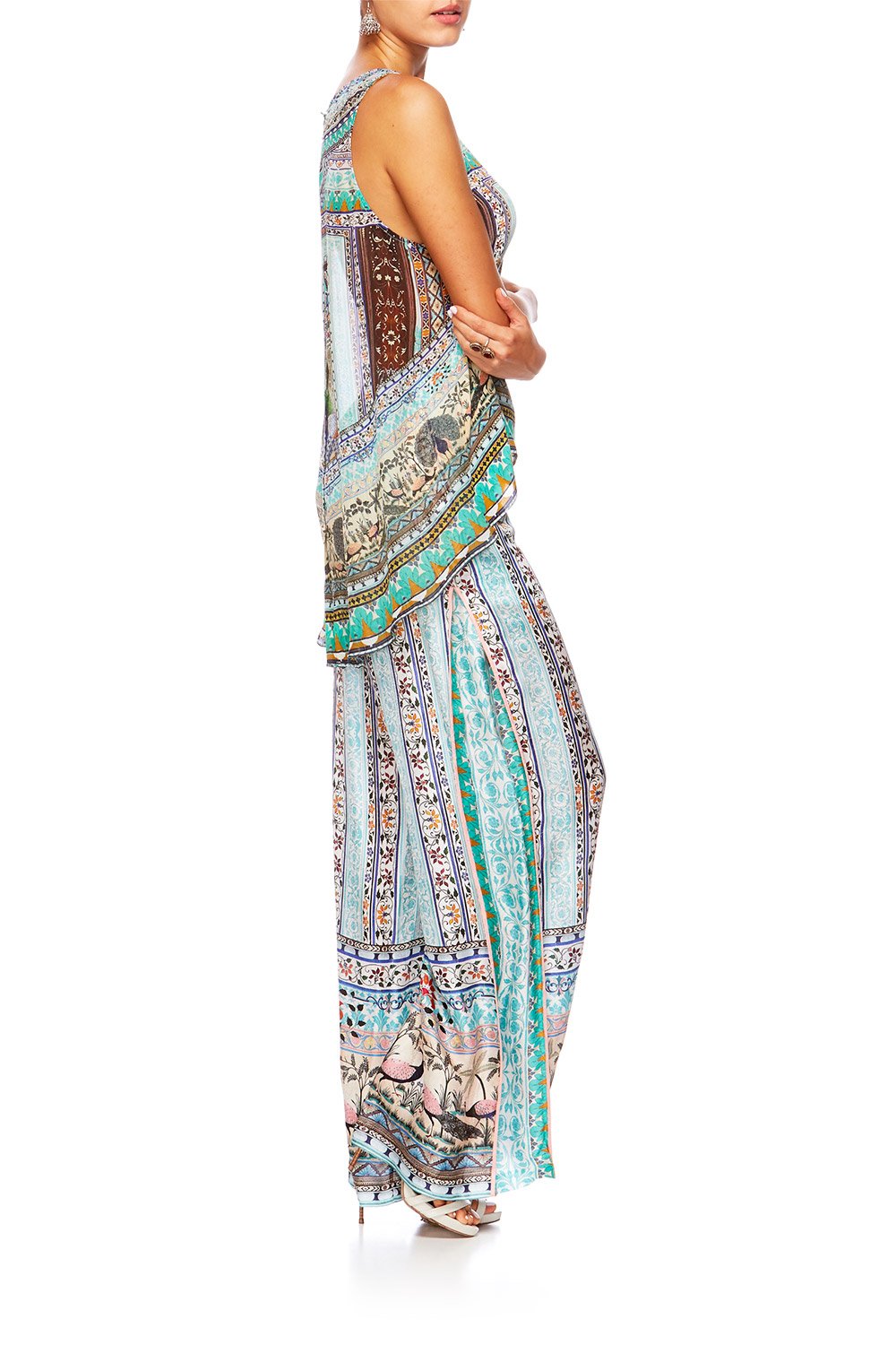 THE KING AND I BUTTON BACK TOP