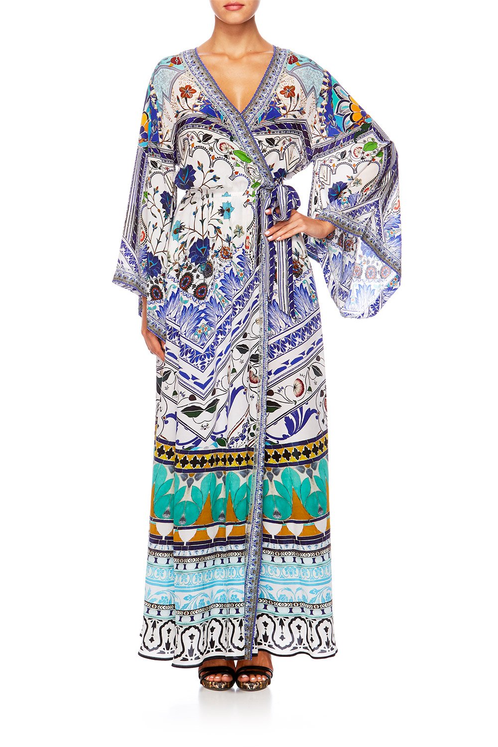 CAMILLA EVERLASTING UDAIPUR KIMONO WRAP DRESS