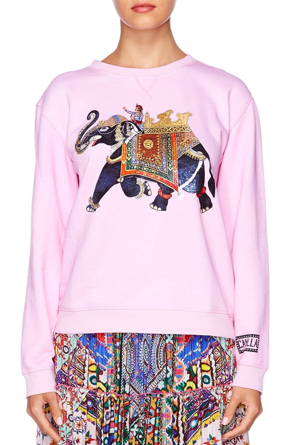 KALBELIA QUEEN PINK ROUND NECK SWEATER