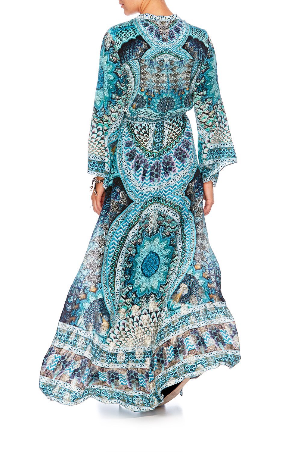 TURN ON THE CHARM DRAWSTRING BUTTON UP DRESS