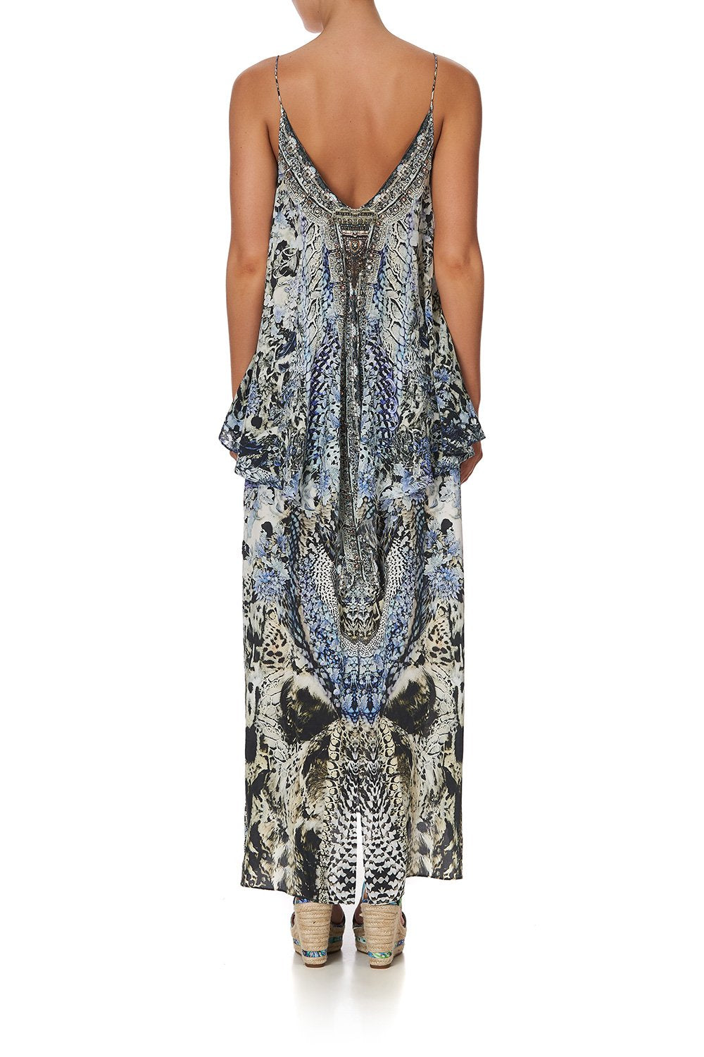 LOW BACK LAYERED DRESS HUSH HUSH