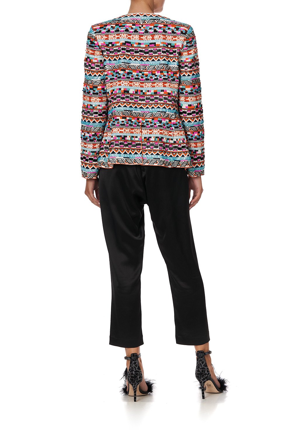 EMBELLISHED BLAZER JACKET MUTLI