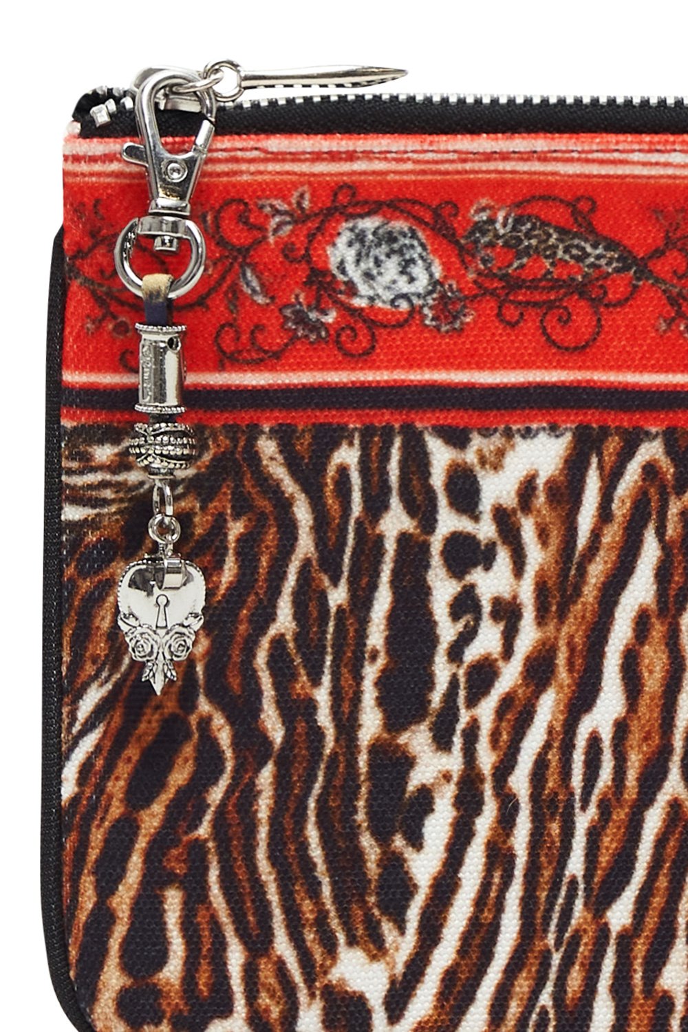 COIN AND PHONE PURSE PIRATE PUNK