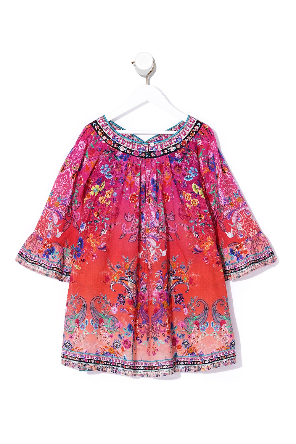 KIDS YOKE TOP DRESS FREE LOVE