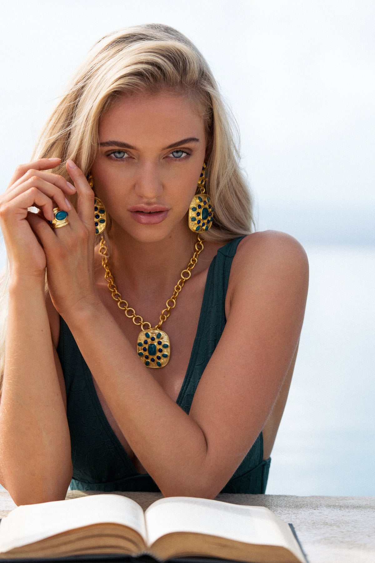 VALERE TURQUOISE CORDELIA EARRINGS MULTI