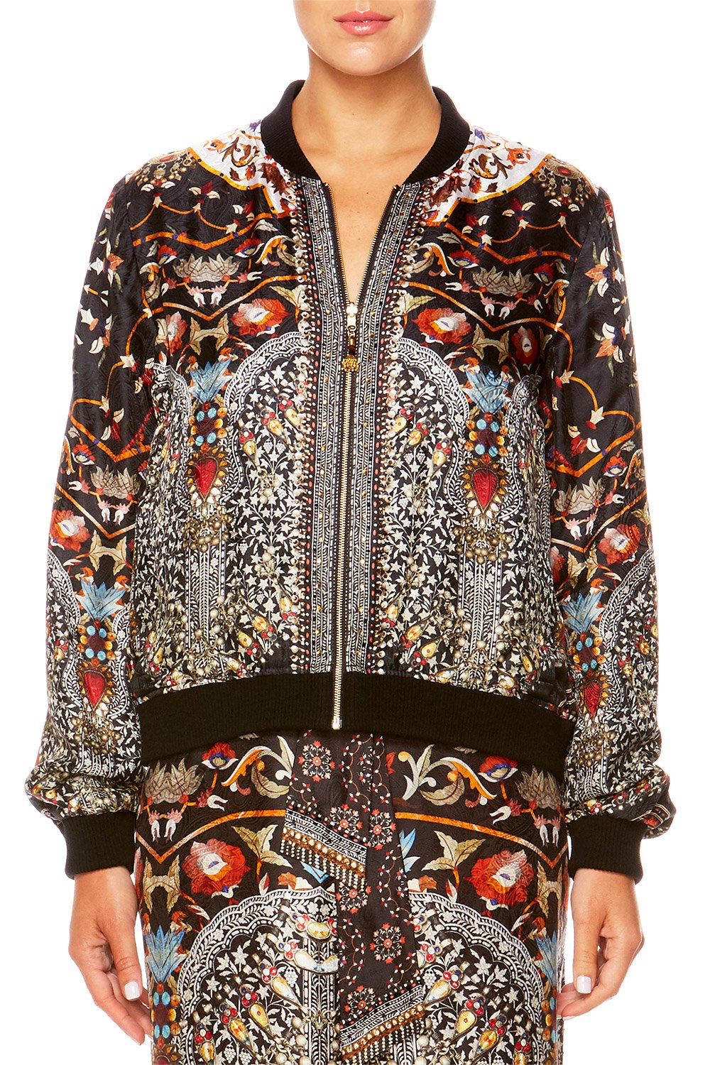 CHAMBER OF REFLECTIONS REVERSABLE BOMBER JACKET