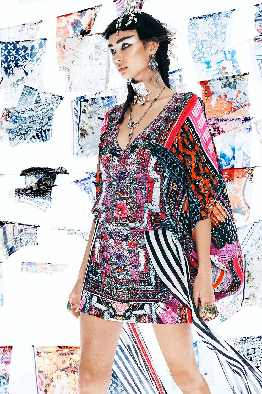 GUARDIAN OF SECRETS ROUND NECK KAFTAN