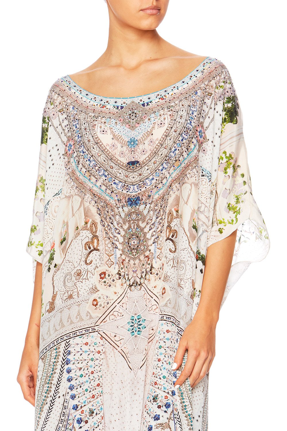 BREAKFAST WITH SILVIA ROUND NECK KAFTAN