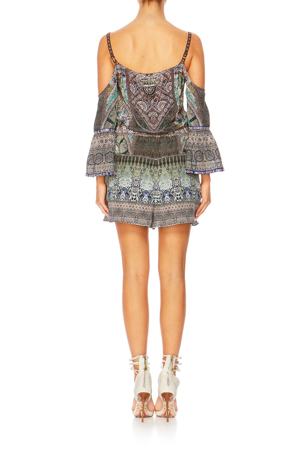 MAMAS HOME DROP SHOULDER PLAYSUIT W BIB