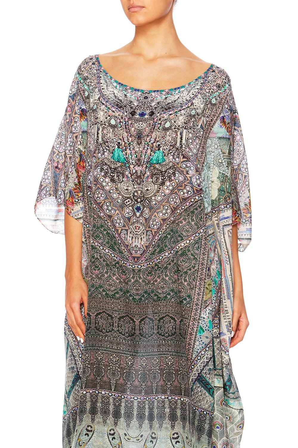 MAMAS HOME ROUND NECK KAFTAN