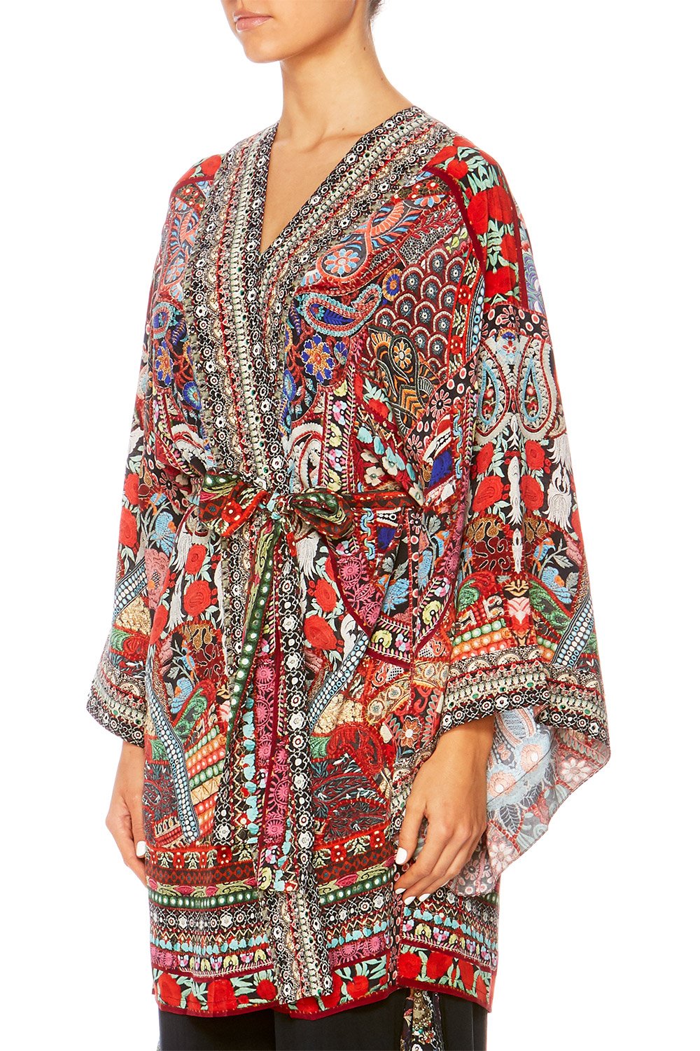 QUEEN ALIKA KIMONO W TIE BELT