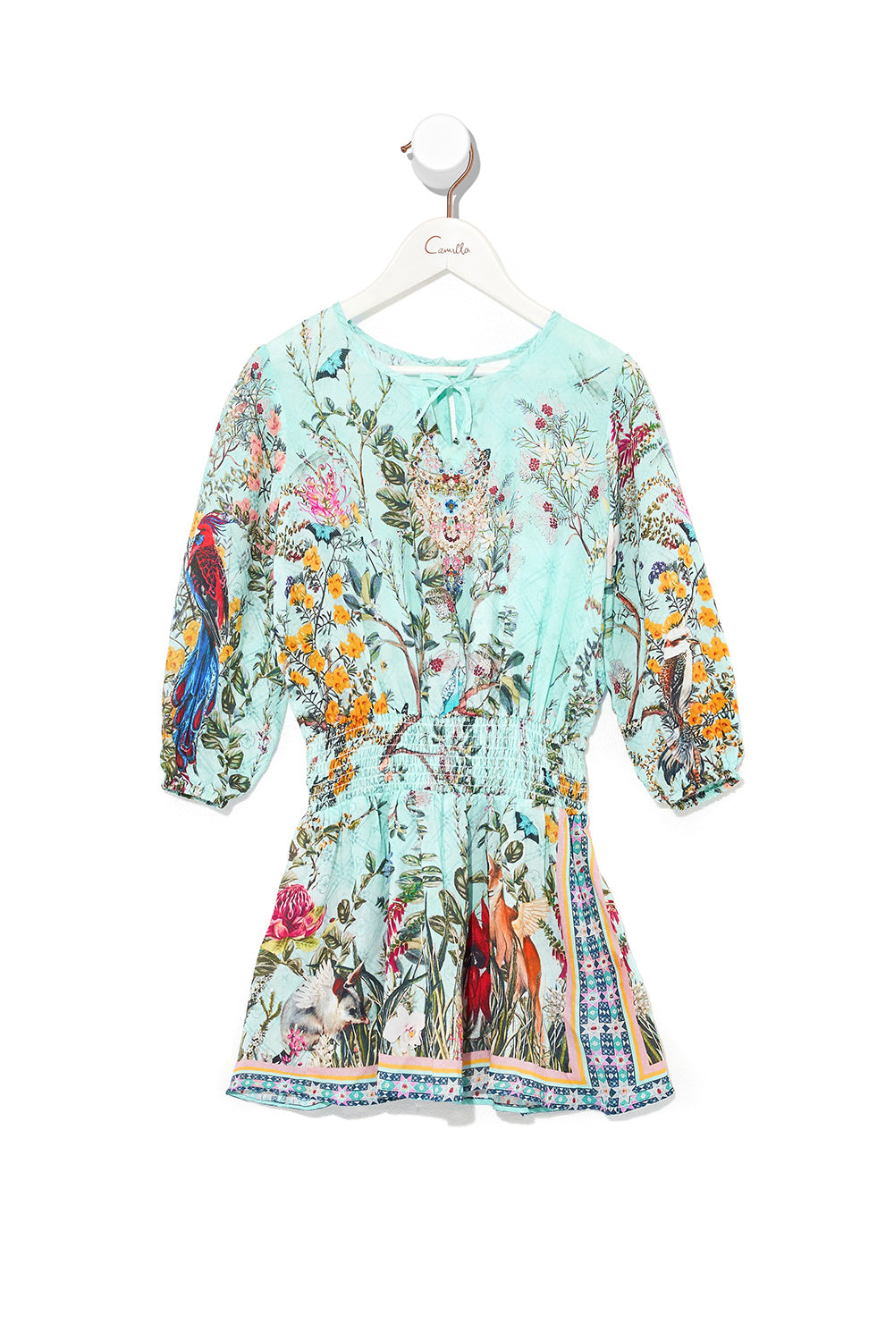 INFANTS RELAXED SHIRRED WAIST DRESS MILLAS BACKYARD