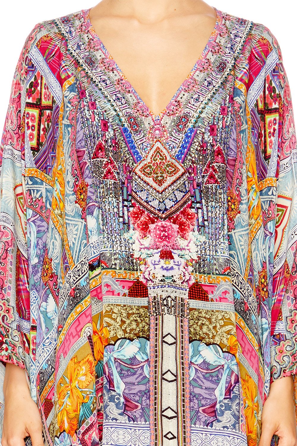 SUNDAY BEST SPLIT SHOULDER SHORT KAFTAN