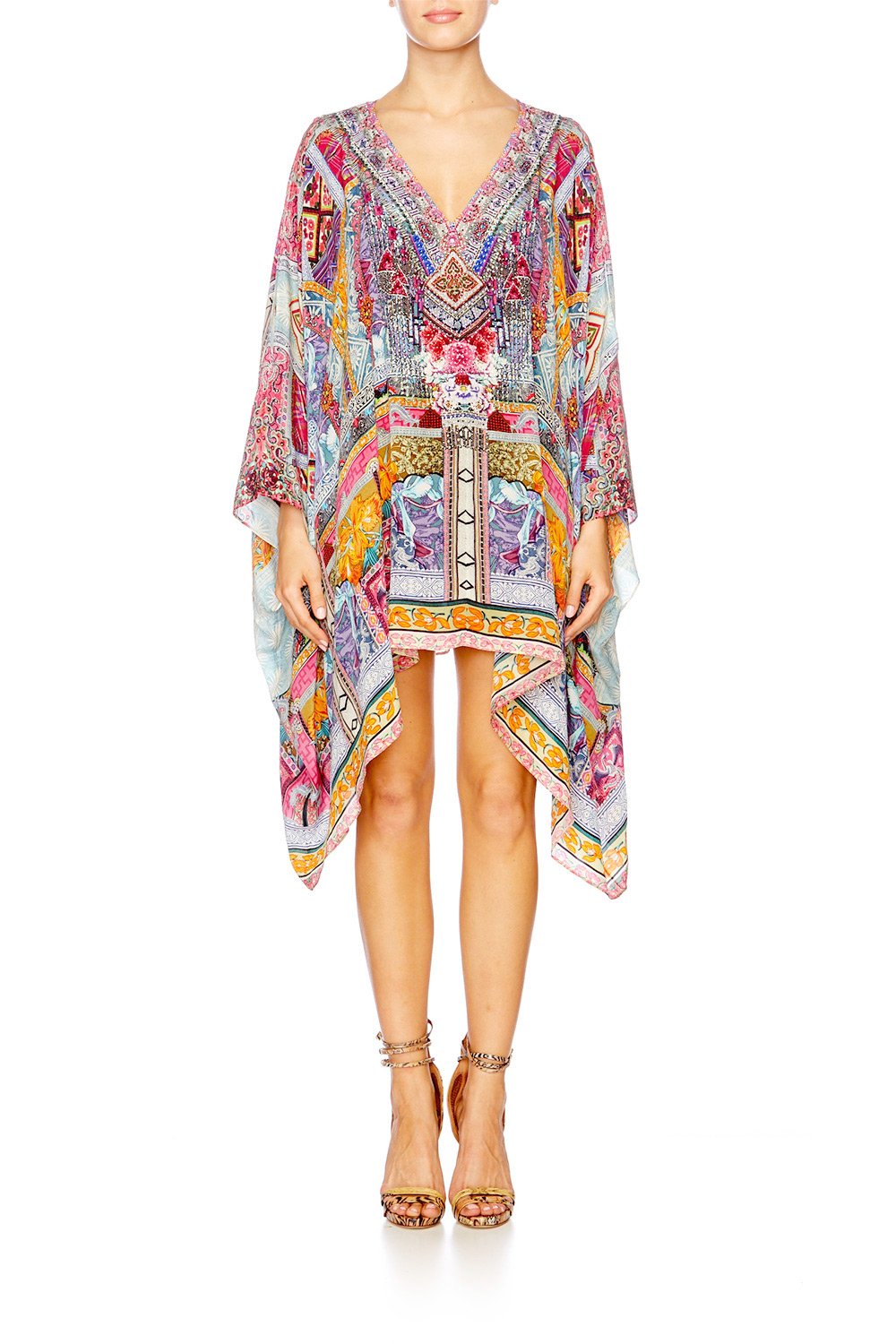 SUNDAY BEST SPLIT SHOULDER SHORT KAFTAN