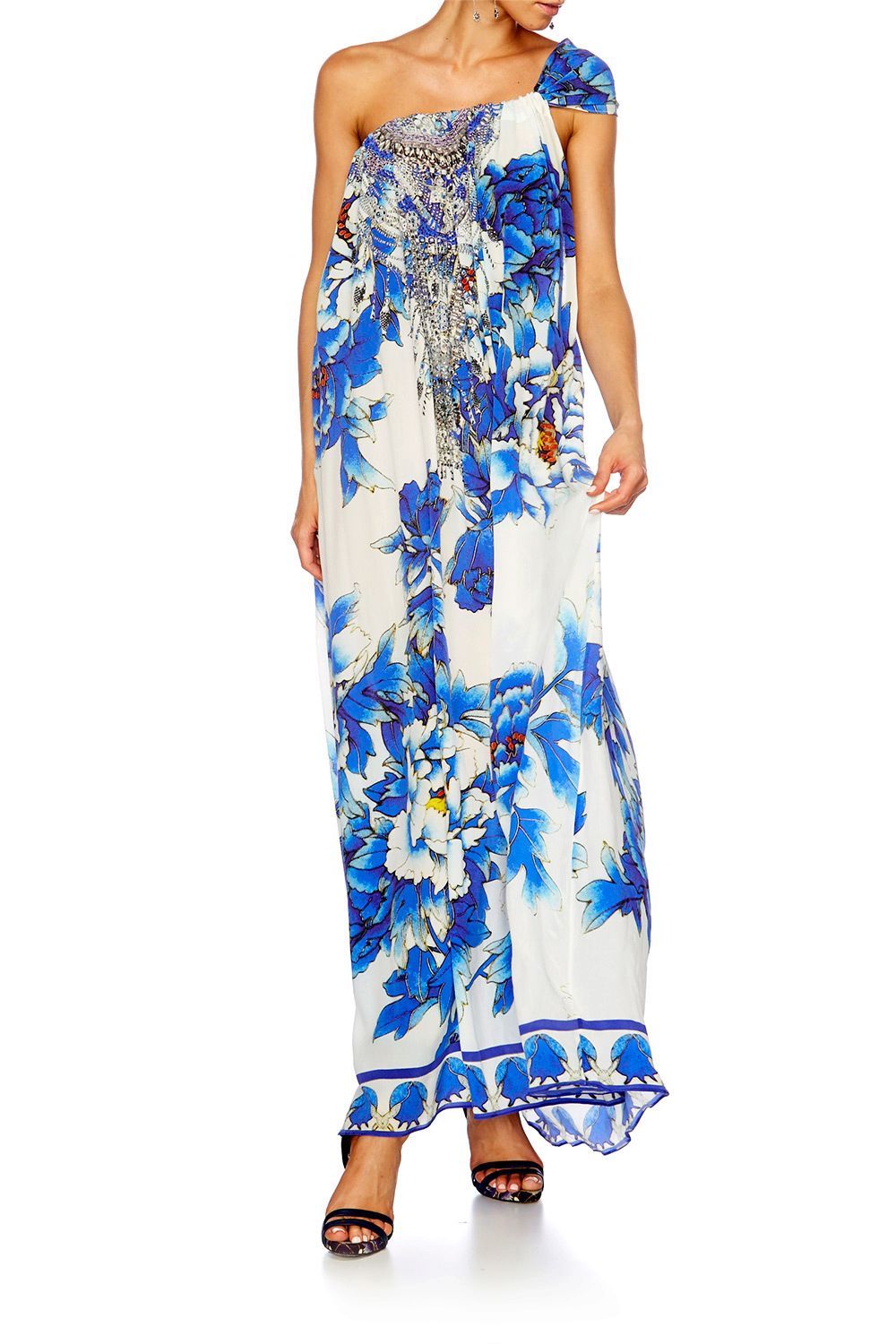 RING OF ROSES DRAWSTRING DRESS