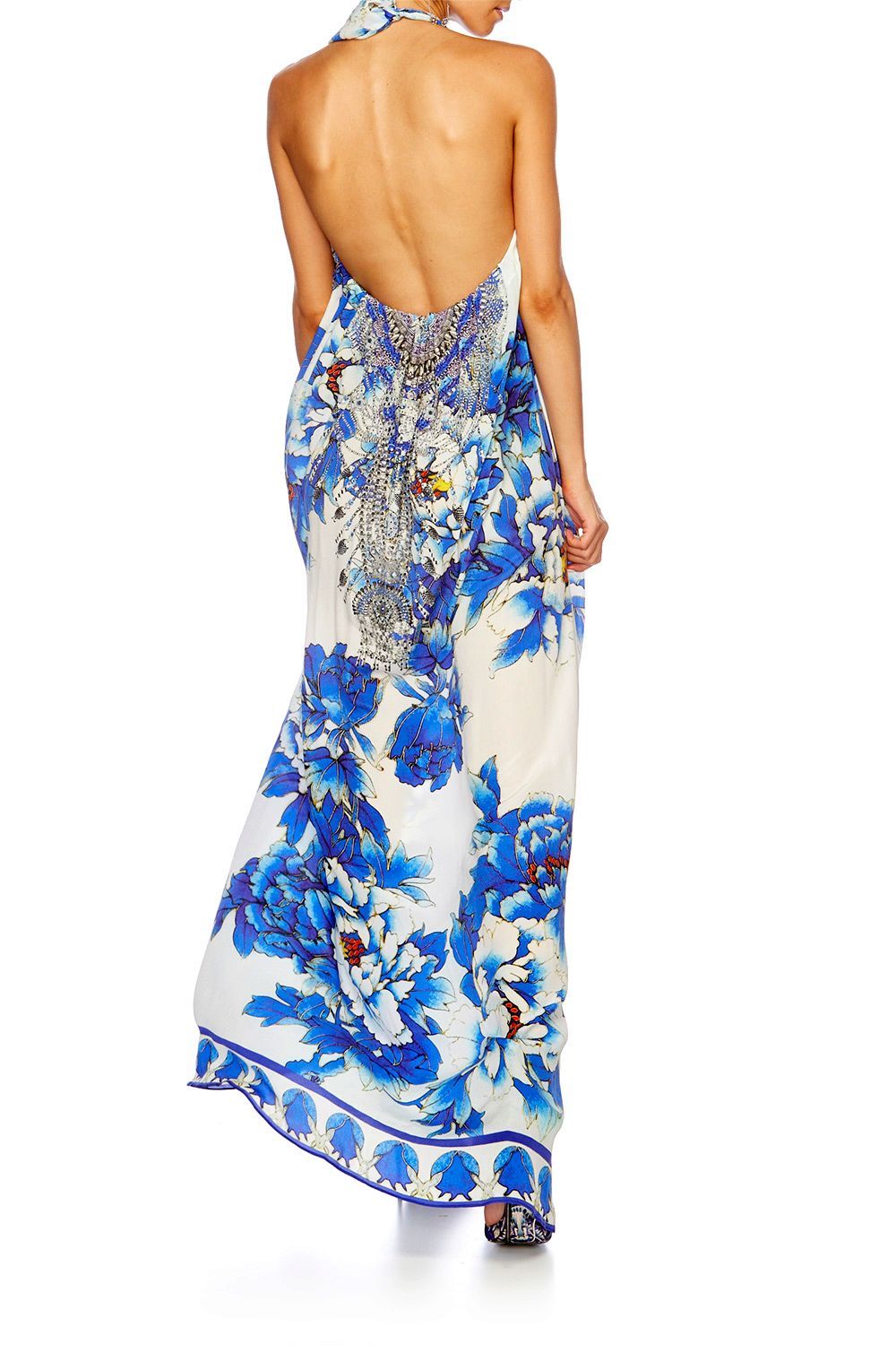 RING OF ROSES DRAWSTRING DRESS