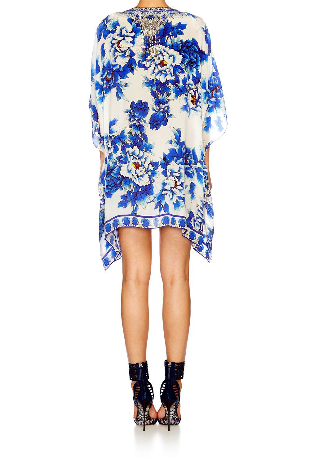 RING OF ROSES SHORT LACE UP KAFTAN