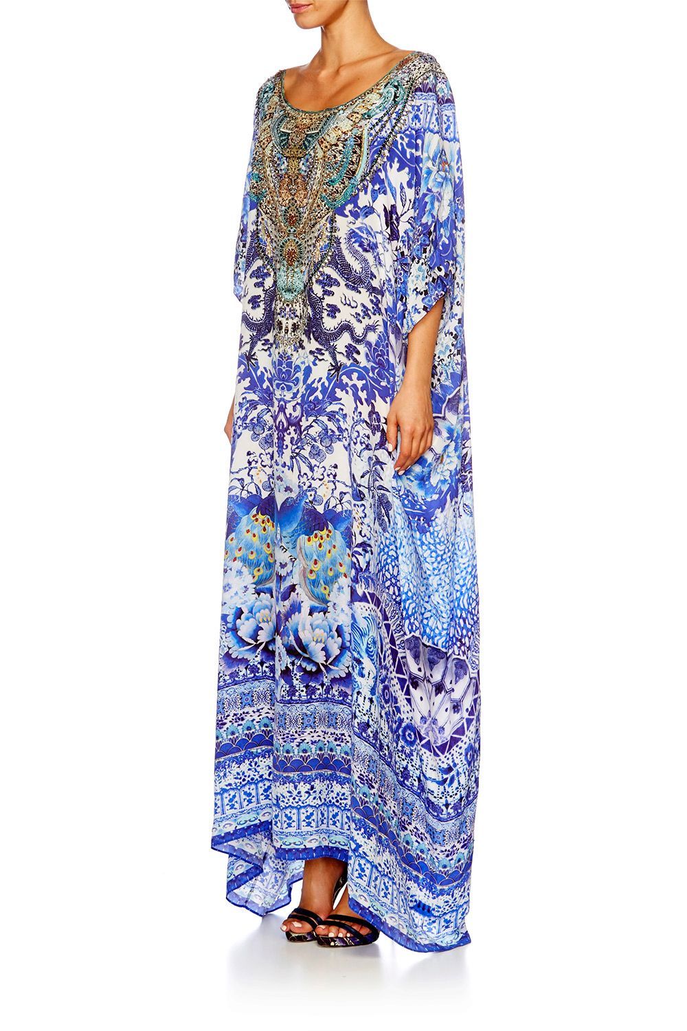 GUARDIAN OF SECRETS ROUND NECK KAFTAN