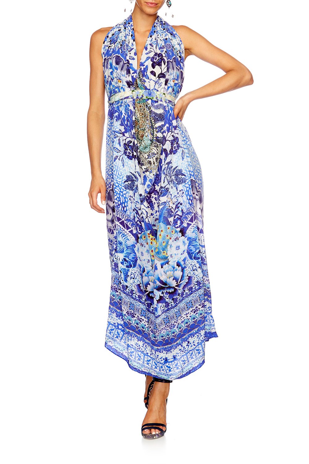 GUARDIAN OF SECRETS ROUND NECK KAFTAN