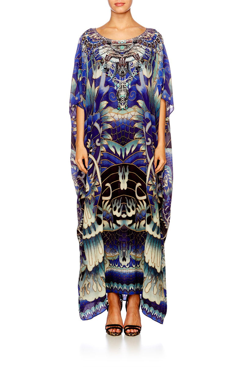 ROUND NECK KAFTAN POISONOUS PARADISE