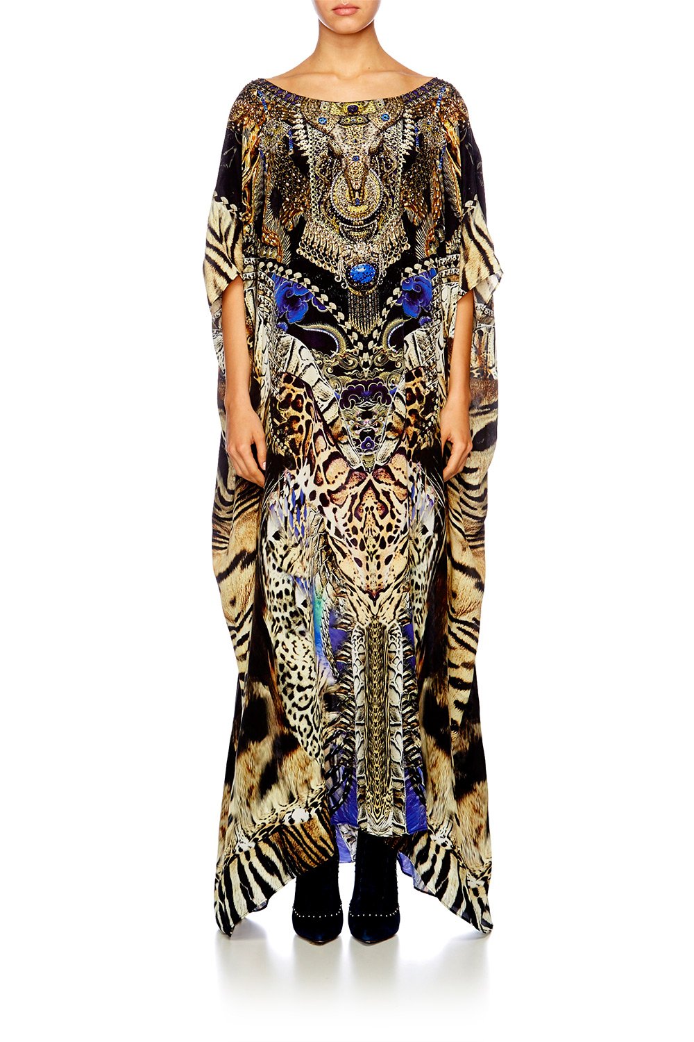 DRAGON LADY ROUND NECK KAFTAN