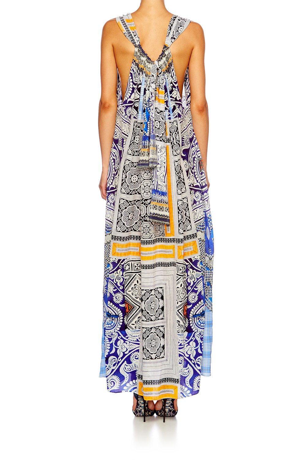 DRESS UP BOX DRAWSTRING DRESS