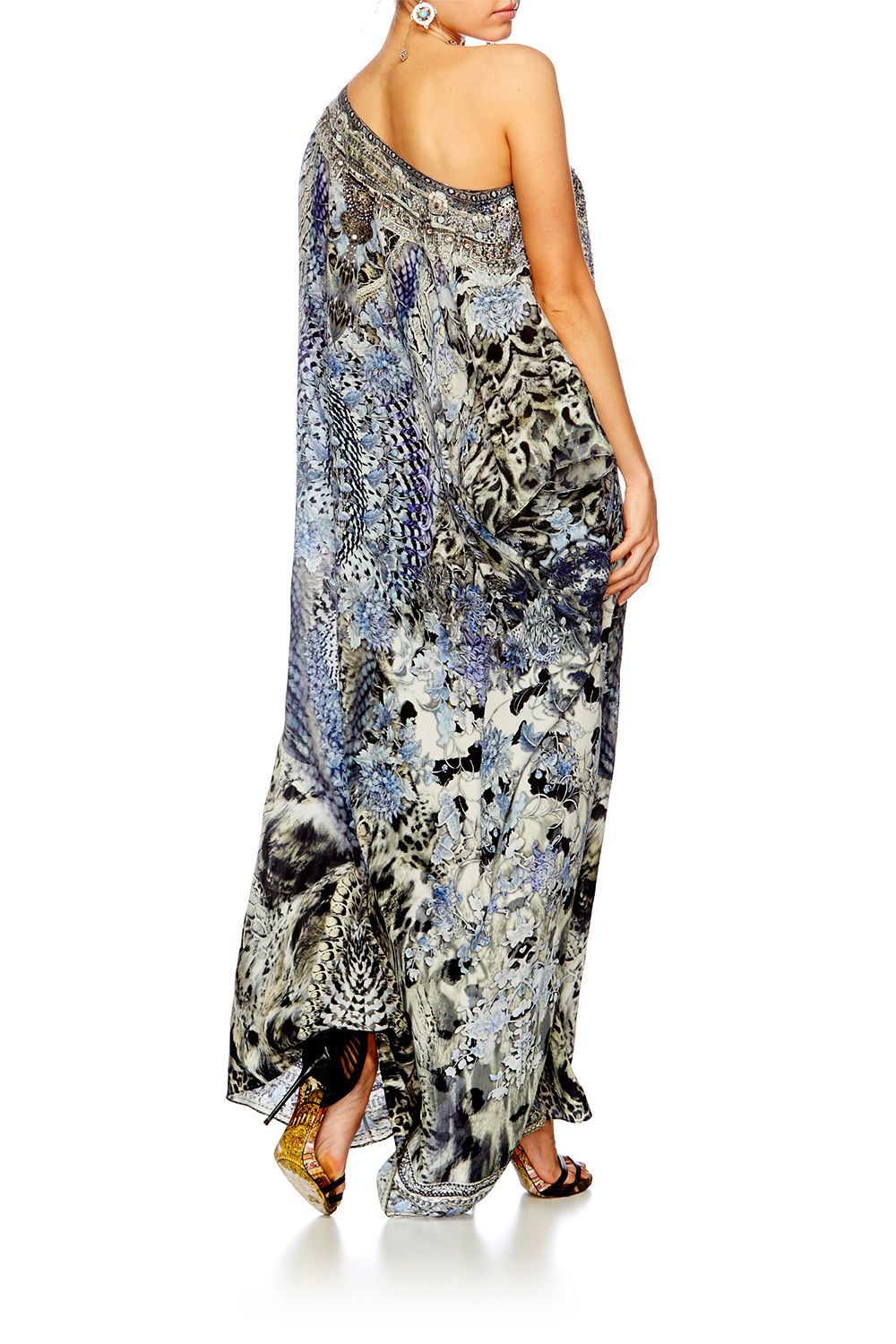 HUSH HUSH ROUND NECK KAFTAN