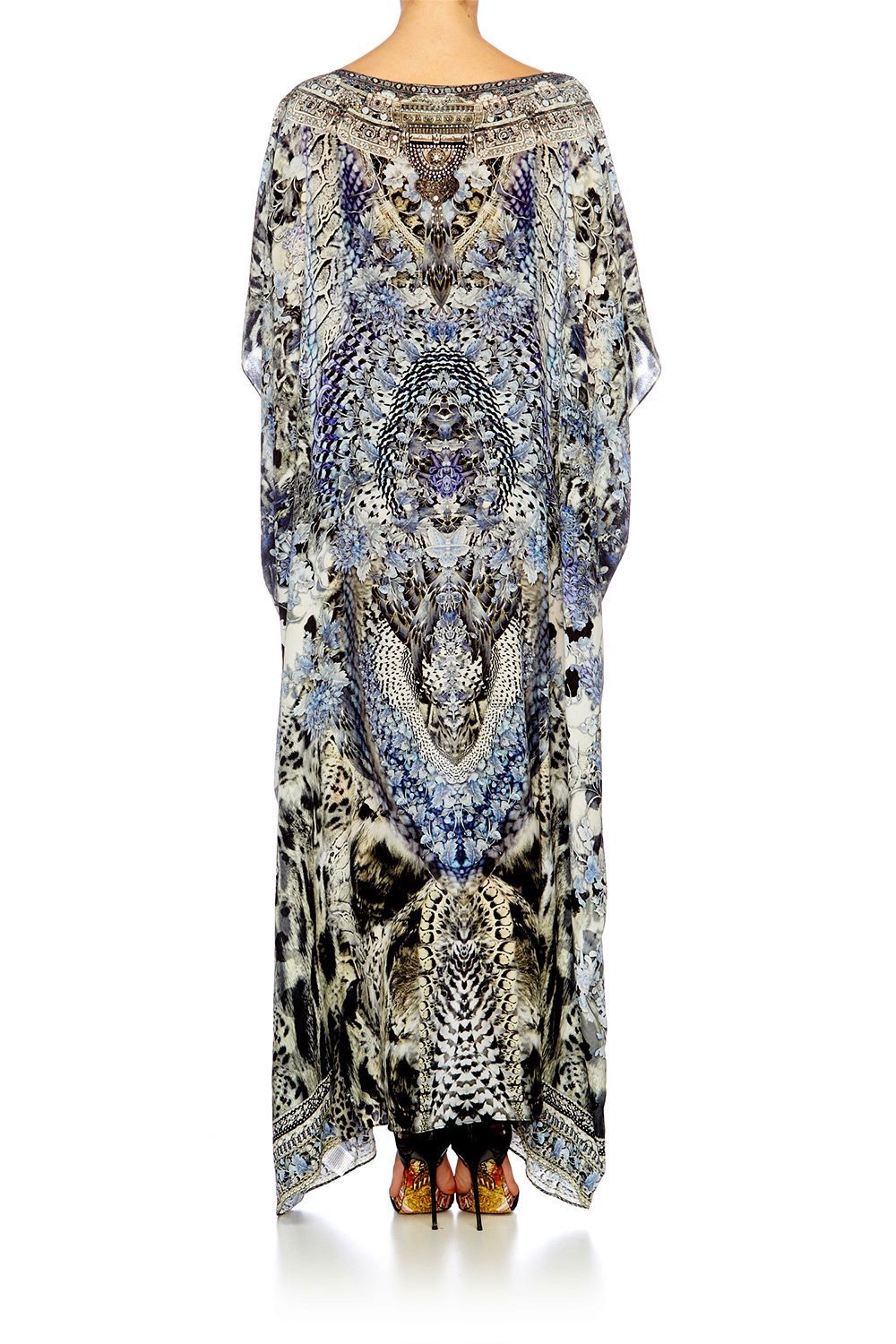 HUSH HUSH ROUND NECK KAFTAN