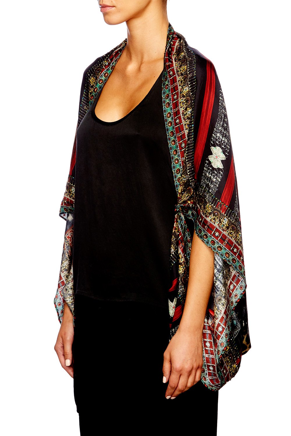 IN A DALAI DAZE LARGE SQUARE SCARF