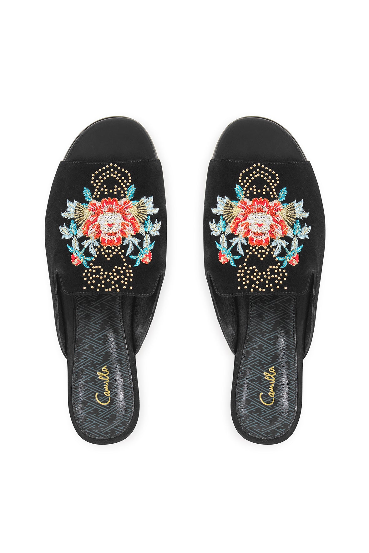 CAMILLA QUEEN OF KINGS PEEP TOE SLIPPER