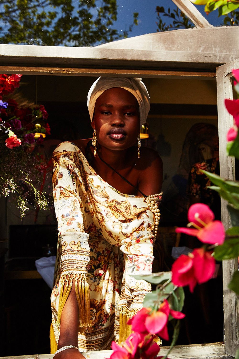 SHORT TASSEL WRAP OLYMPE ODE