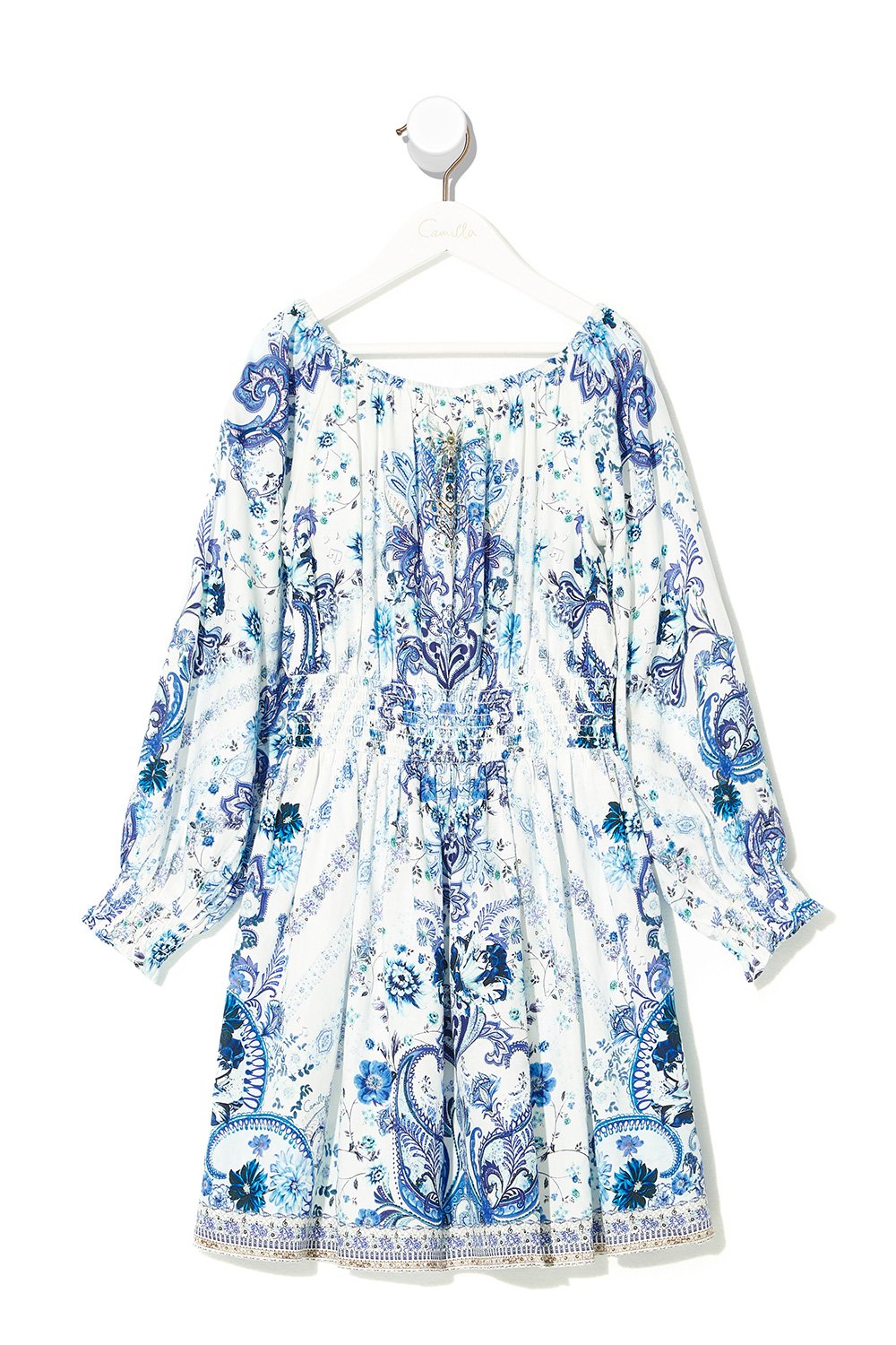 INFANTS SHIRRED WAIST DRESS TALKING ABOUT A REVOLUTION