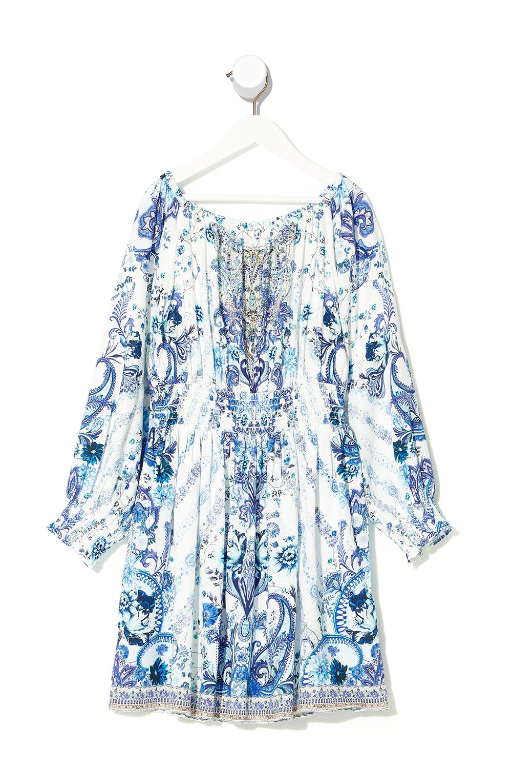 INFANTS SHIRRED WAIST DRESS TALKING ABOUT A REVOLUTION