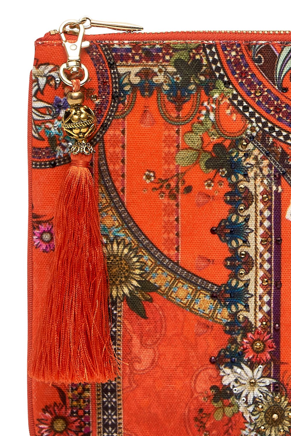 SMALL CANVAS CLUTCH WONDERING WARATAH