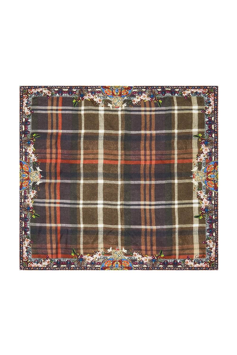 NECK TIE SCARF PAVED IN PAISLEY